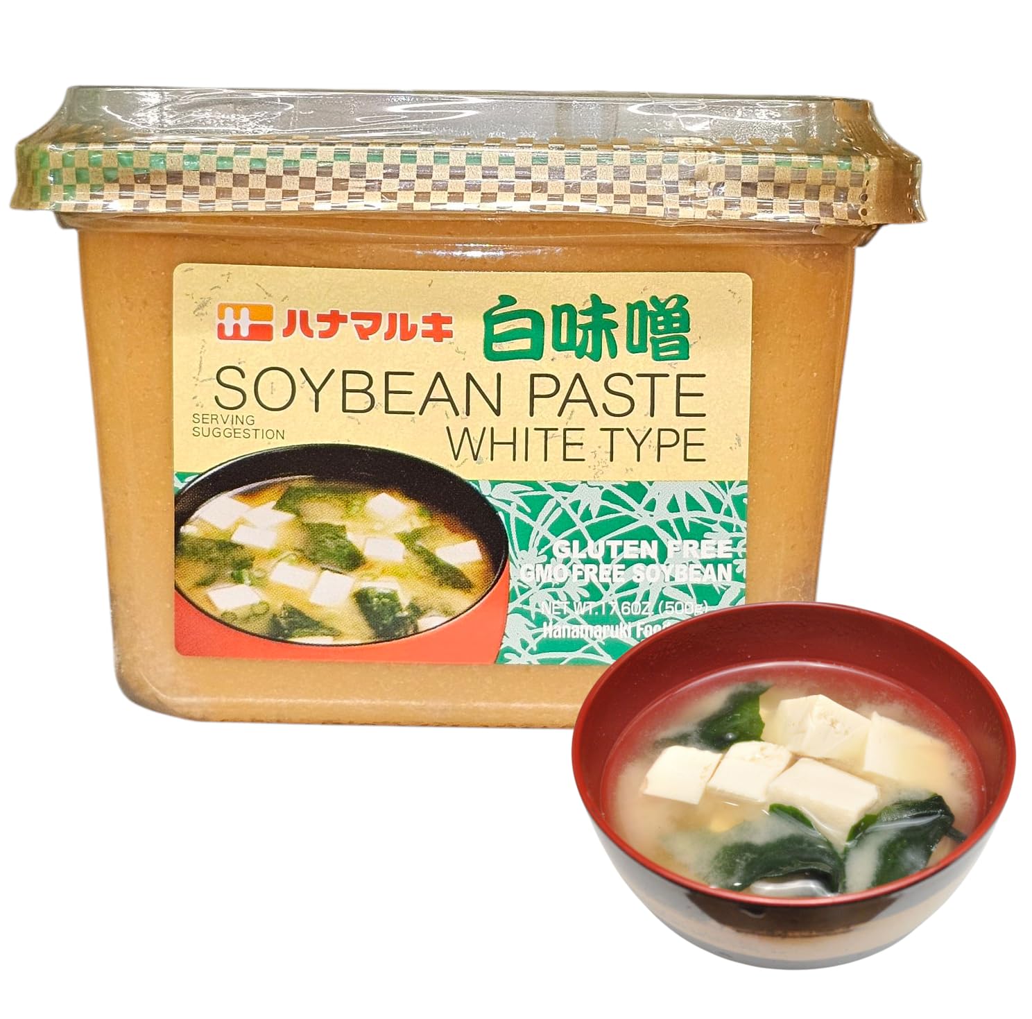 Hanamaruki Miso Soybean Paste (white type) 500g -Add a mild and